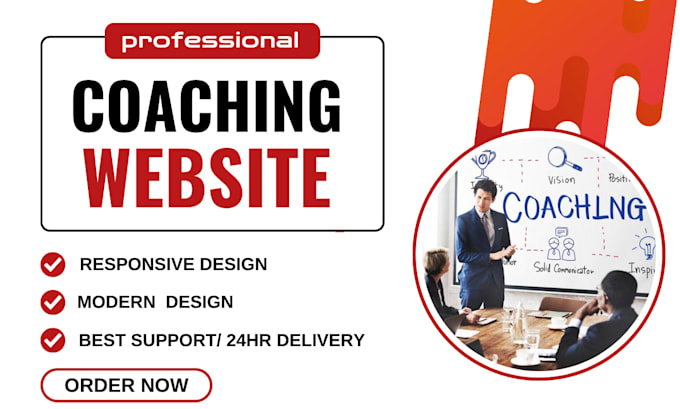 design a premium coaching website or consulting website