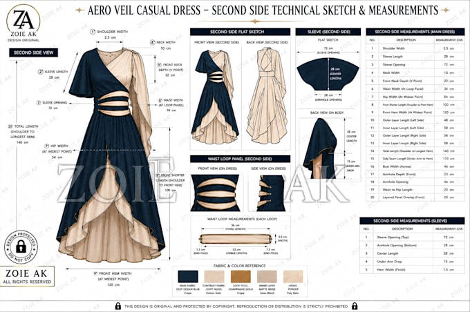 create original office wear with tech pack