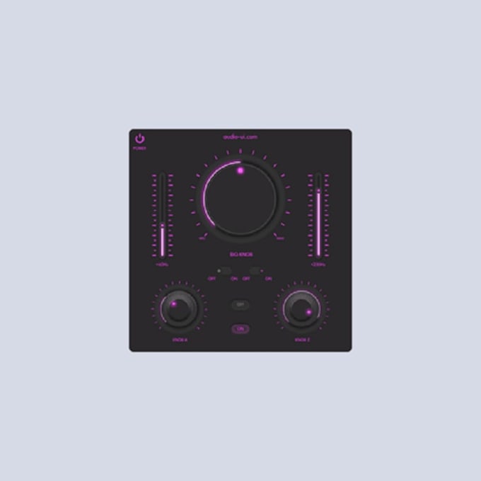 design a modern vst plugin gui for your audio plugin