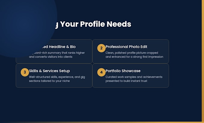 create and optimize your professional business profile