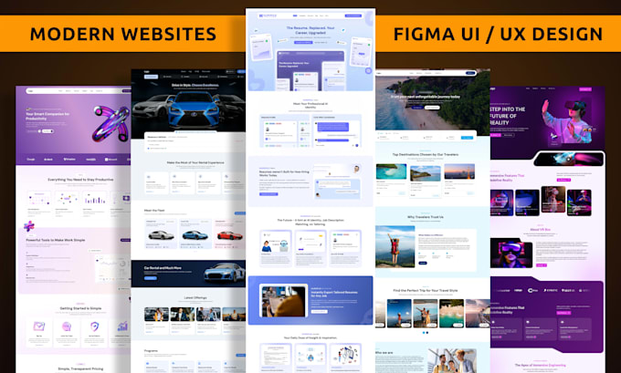 do figma website design, UI UX design, website UI UX, app design