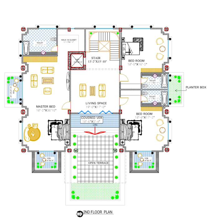 do autocad architectural layouts and electrical drawings