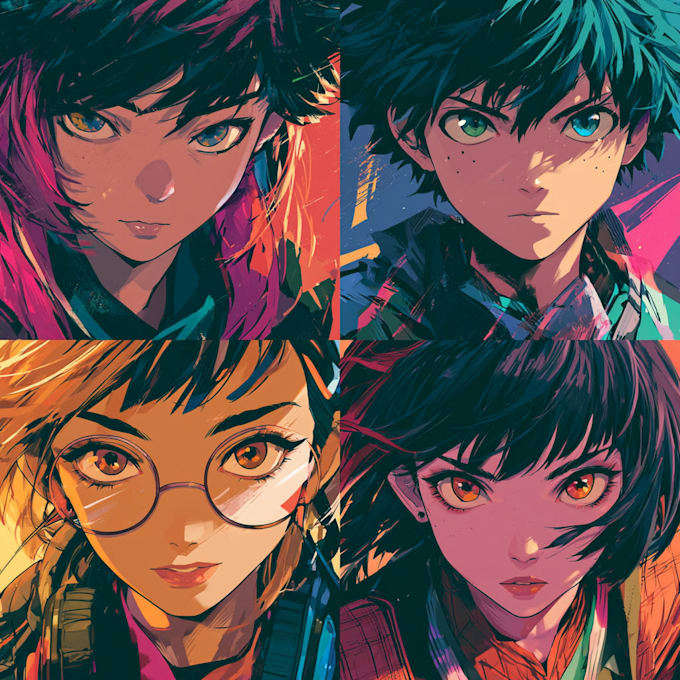 draw anime art for you