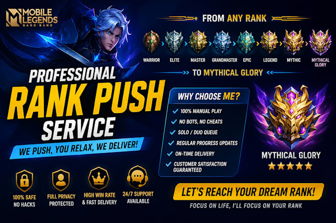 helping you in game rank push