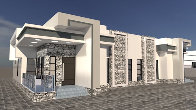 produce complete architectural drawing