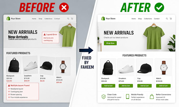 fix your shopify store bugs issues and theme errors fast