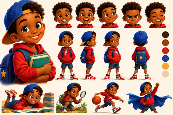 design childrens book characters for your storybook