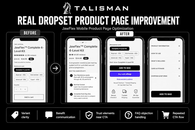 audit and improve your shopify product page