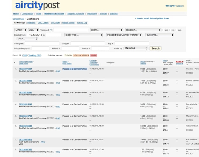 integrate shipping API, dhl fedex usps ups tracking and automation solutions