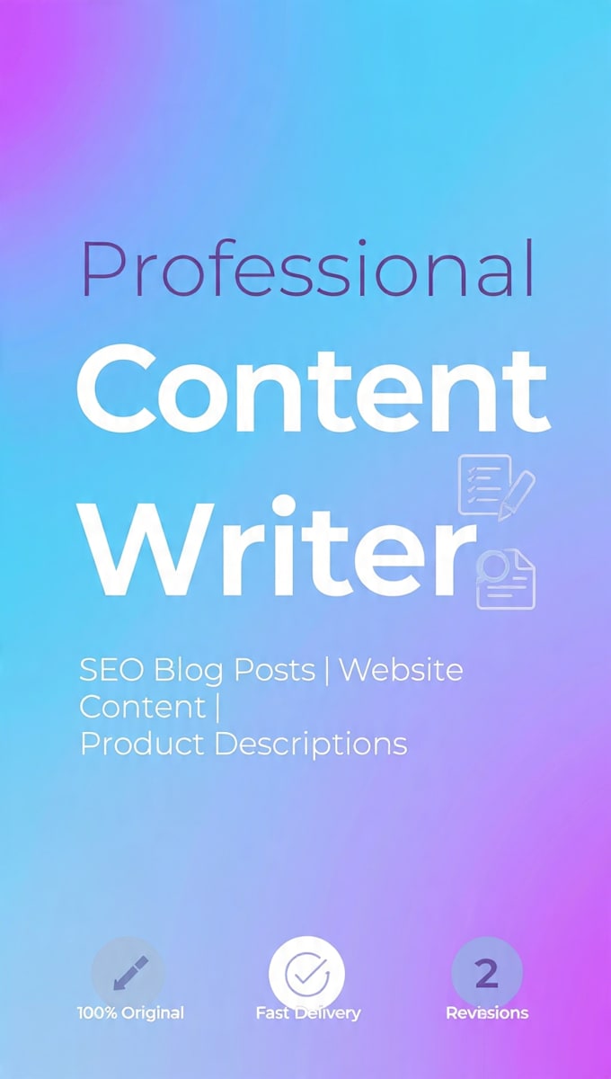 write SEO blog article and website content