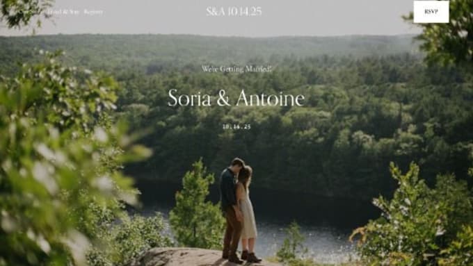 build squarespace bridal wedding website planner booking event website