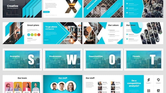 redesign a professional powerpoint presentation edit, revamp canva presentation