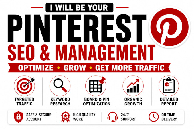 be your pinterest SEO expert and manager