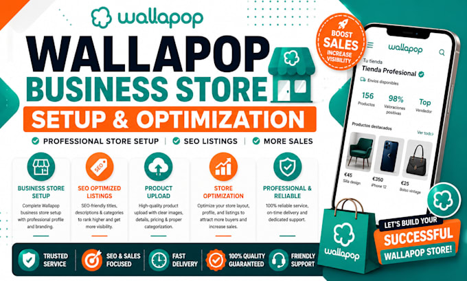 setup your wallapop business store, optimize listings and boost sales