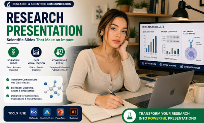 design grant proposal presentation research slides and scientific powerpoint