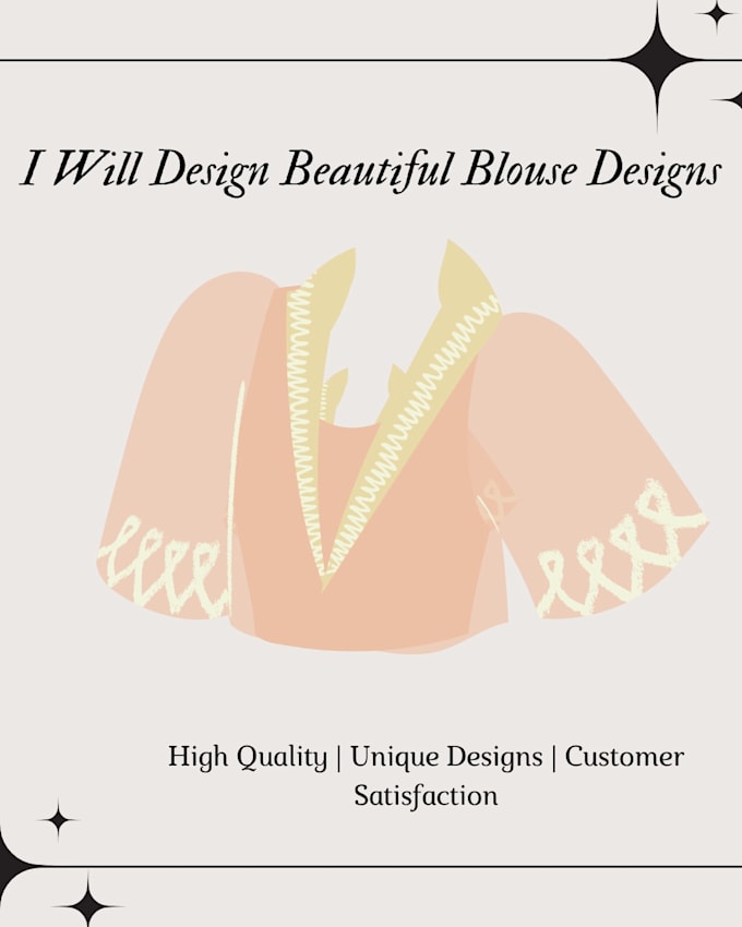 create unique custom blouse designs for women