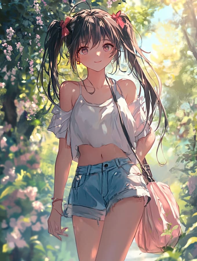 draw lewd, nsfw anime style character