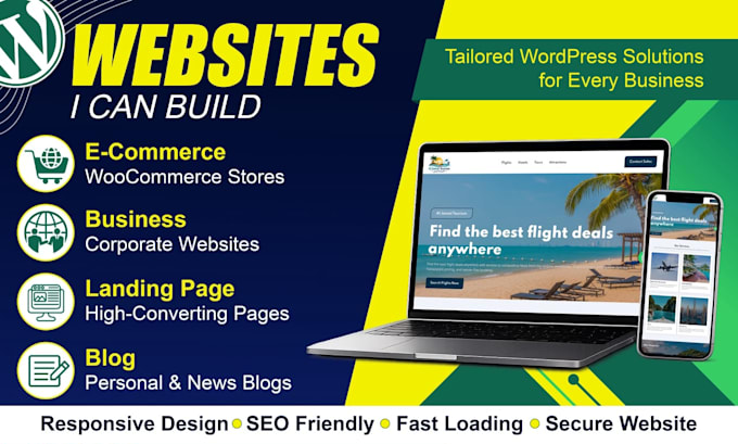 do wordpress website development, design, redesign or clone wordpress website