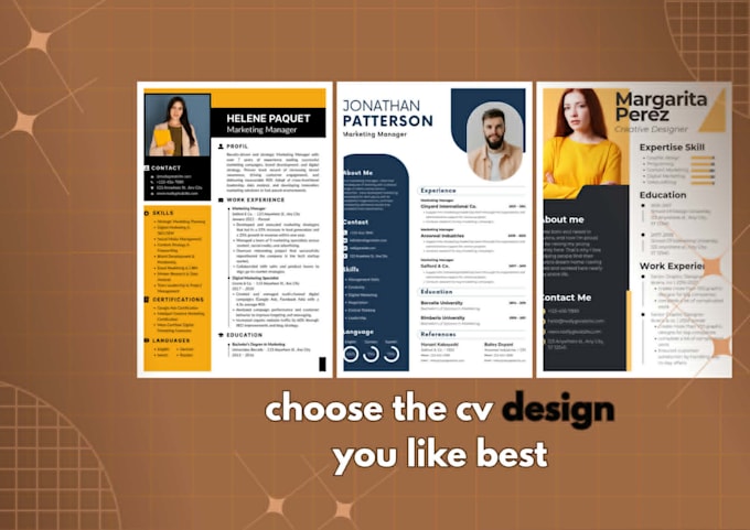 write ats friendly CV, resume and cover letter