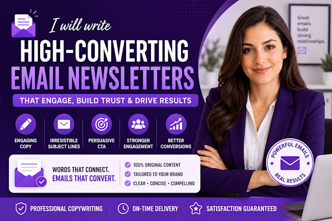 write high converting email newsletters for your business