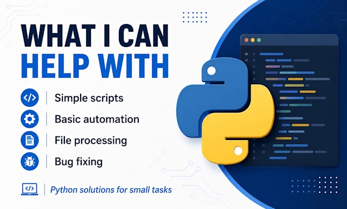 write a simple python script for your task