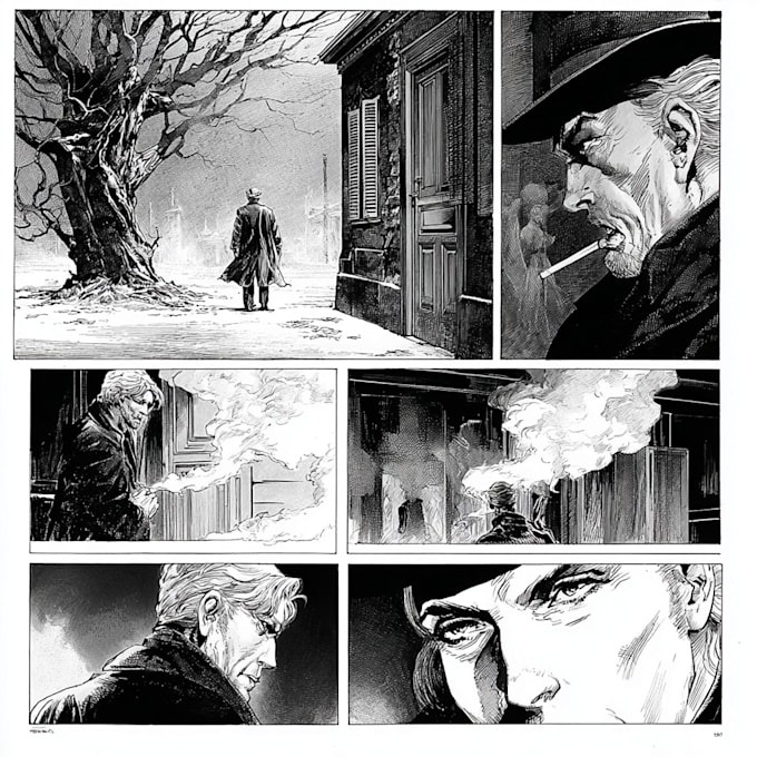 do comic pages illustration comic book page nsfw manga