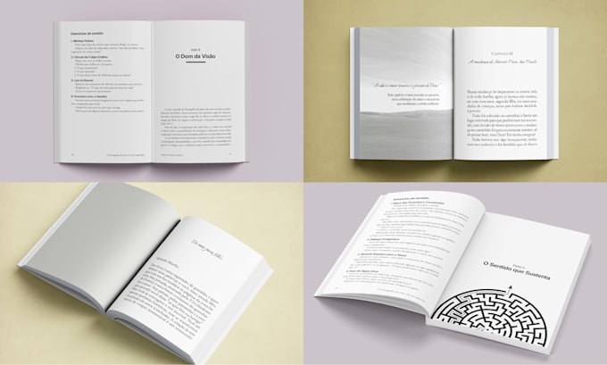 design a professional book layout for print or kindle ebook format