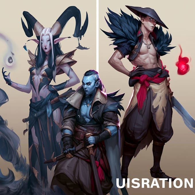 dnd character art and dnd character art