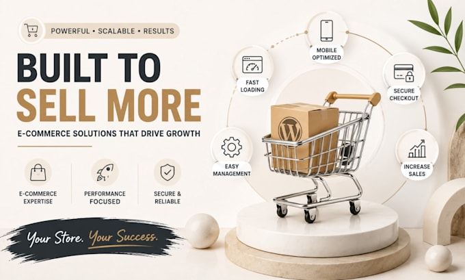 design or redesign wordpress ecommerce website using elementor