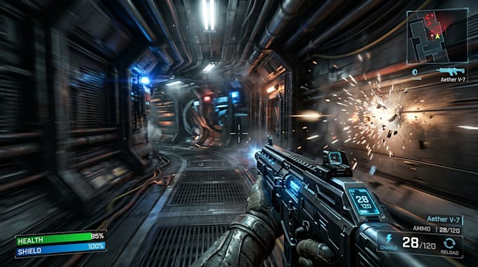 develop 2d 3d unity game, multiplayer game, fps game, unity developer, fps game