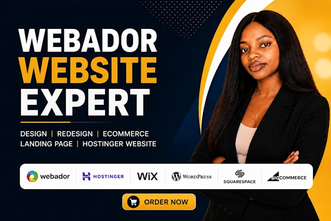 build, redesign webador website, hostinger website, ecommerce website with SEO