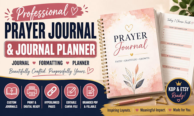 prayer journal design journal planner design journal formatting journal design