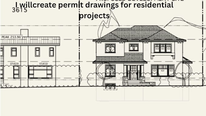 create permit drawings for residential projects