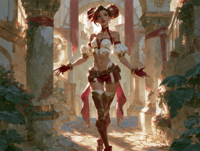 draw concept art and illustration