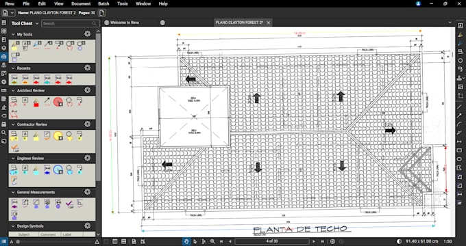 provide professional construction material takeoffs using bluebeam revu