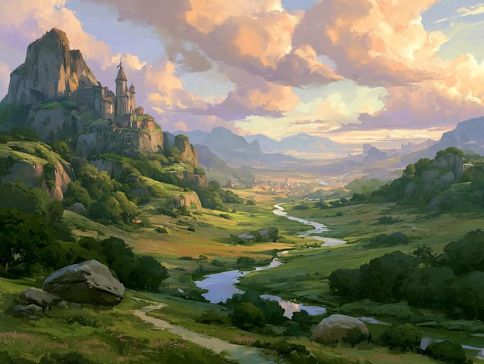 do amazing fantasy landscape
