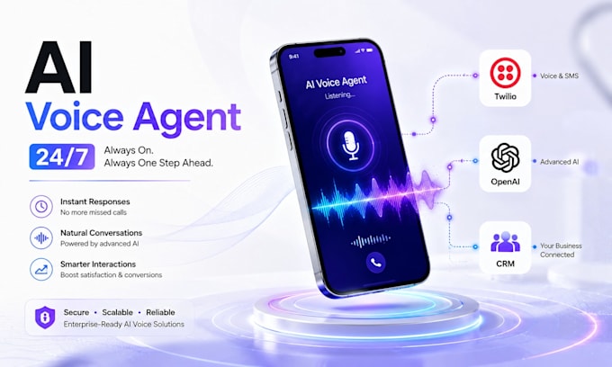 develop a custom ai voice calling agent or a chatbot assistant for you