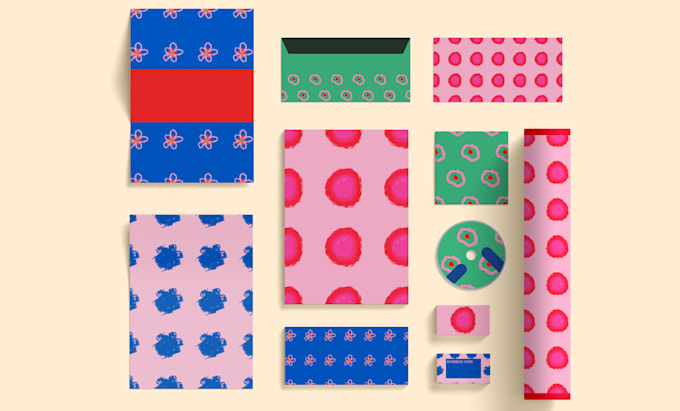 design a modern custom stationery collection for your brand