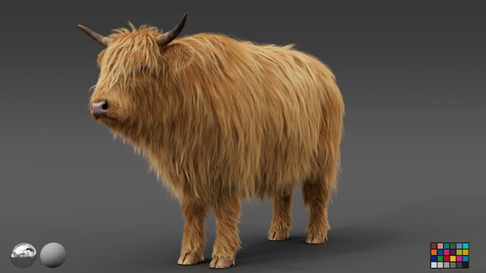 create aaa quality 3d animal characters with realistic fur in ue5