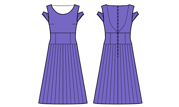 do clothing sewing pattern design, pattern grading in pdf, dxf