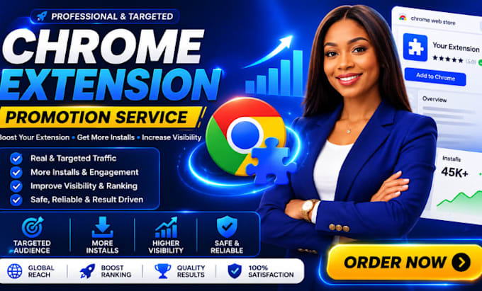 chrome extension promotion, users chrome download, browser extension users