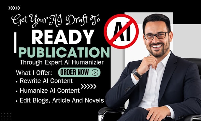 humanize and edit ai text, articles, letters, proofread novel and format for KDP