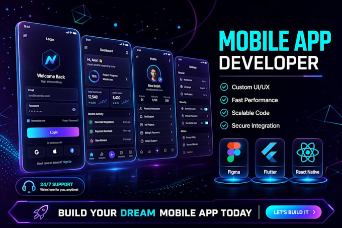 be your expert mobile app developer for ios and android app developer