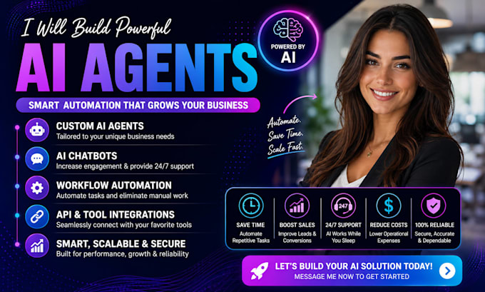 do ai agent development, custom ai automation, ai chatbot and n8n workflow