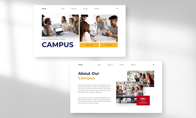 design educational powerpoint presentation improve canva research training slide