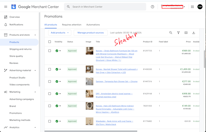 fix google merchant center suspension, misrepresentation, gmc errors