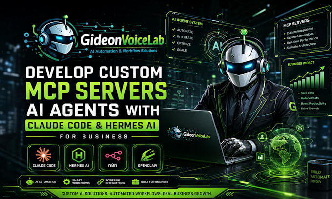 develop mcp servers ai agent with claude hermes ai for business
