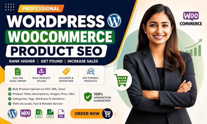import woocommerce products via CSV XML or excel