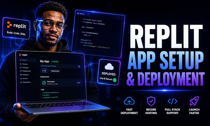 fix, deploy and publish your replit app to the app store and play store