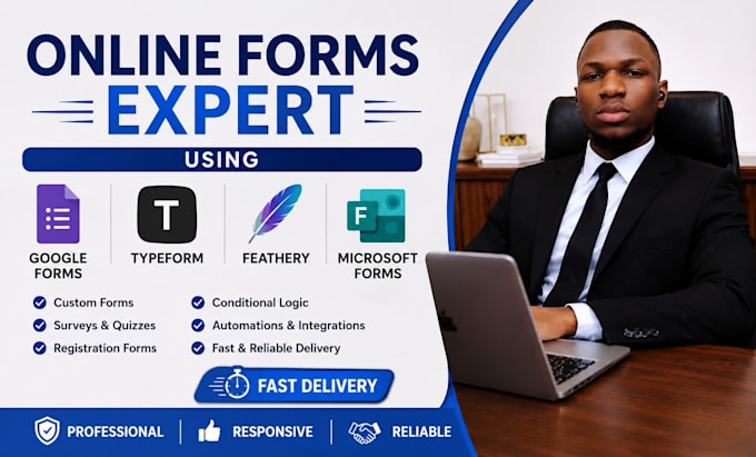 design online forms using google forms typeform feathery microsoft forms
